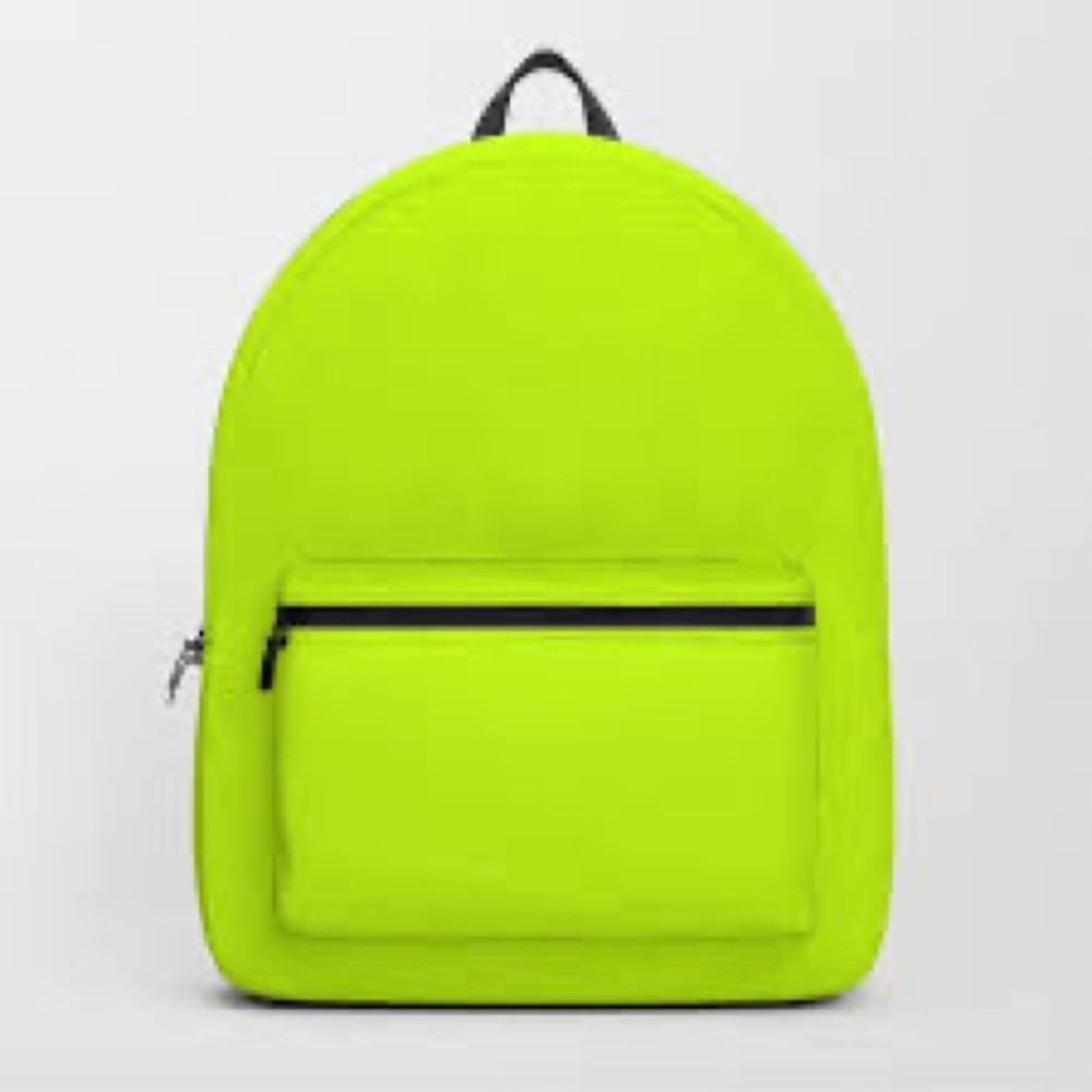 Neon highlighter crossbody backpack